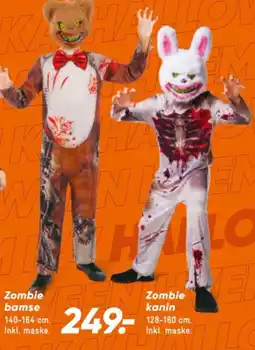 Bilka Zombie bamse tilbud
