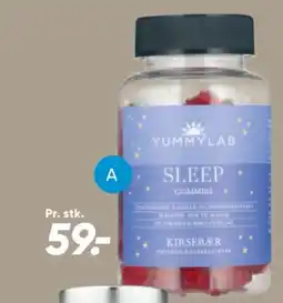Bilka Yummilab sleep gummies kirsebær tilbud