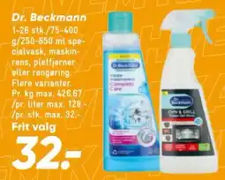 Bilka Dr. Beckmann specialvask, maskinrens, pletfjerner eller rengøring tilbud