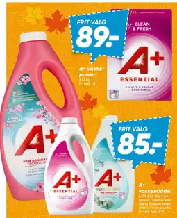 Bilka A+ vaskemiddel tilbud