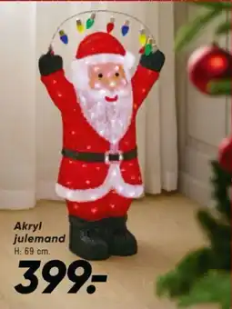 Bilka Akryl julemand tilbud