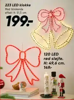 Bilka 223 LED klokke tilbud
