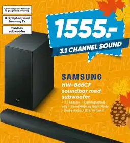 Bilka Samsung HW-B66CF soundbar med subwoofer tilbud