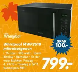 Bilka Whirlpool mikrobølgeovn tilbud