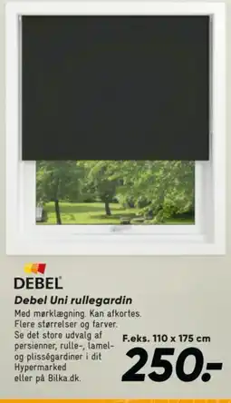 Bilka Debel Uni rullegardin tilbud
