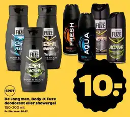 Netto Body-X Fuze deodorant eller showergel tilbud