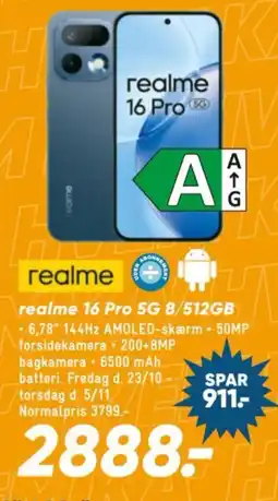 Bilka realme 16 Pro 5G 8/512GB tilbud