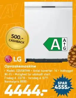 Bilka LG Opvaskemaskine tilbud