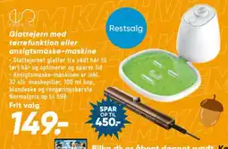 Bilka Essential Glattejern med tørrefunktion eller ansigtsmaske-maskine tilbud
