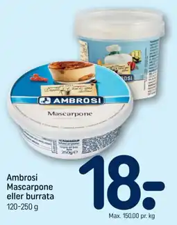 REMA 1000 Ambrosi Mascarpone tilbud