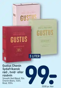 REMA 1000 Gustus rød-, hvid- eller rosévin tilbud