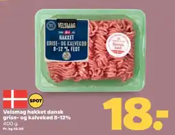 Netto Velsmag hakket grise- og kalvekød tilbud