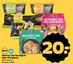 Netto Kitchen Joy færdigret eller Vici gyoza tilbud