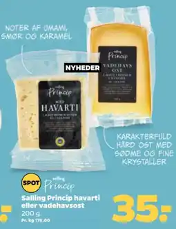 Netto Salling Princip havarti eller vadehavsost tilbud