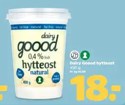 Netto Dairy Goood hytteost tilbud