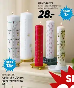 Bilka Kalenderlys tilbud