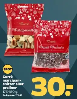 Netto Curré marcipansnitter eller praliner tilbud