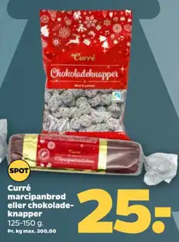 Netto Curré marcipanbrød eller chokoladeknapper tilbud