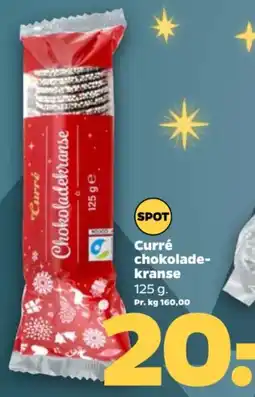 Netto Curré chokoladekranse tilbud