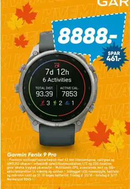 Bilka Garmin Fenix 9 Pro tilbud
