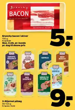 Netto Brunchy bacon tilbud