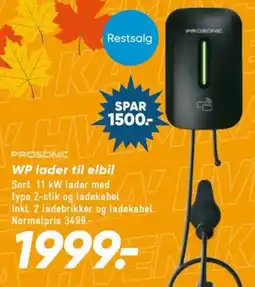 Bilka Prosonic WP lader til elbil tilbud
