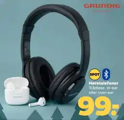 Netto Grundig Høretelefoner tilbud