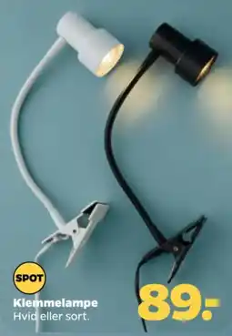 Netto Spot Klemmelampe tilbud