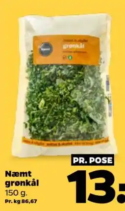 Netto Næmt grønkål tilbud