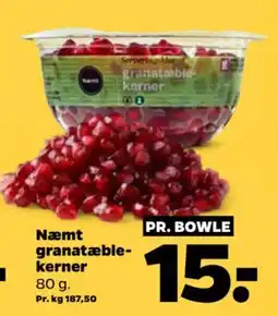 Netto Næmt granataæble-kerner tilbud
