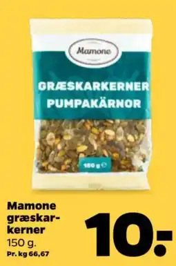 Netto Mamone græskarkerner tilbud