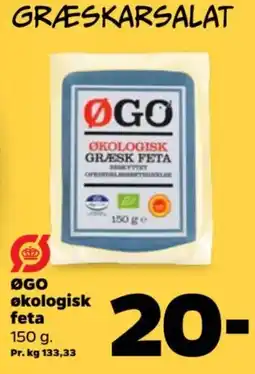 Netto ØGO økologisk feta tilbud