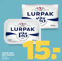 Netto Lurpak smør eller smørbar tilbud