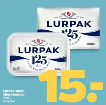 Lurpak smør eller smørbar