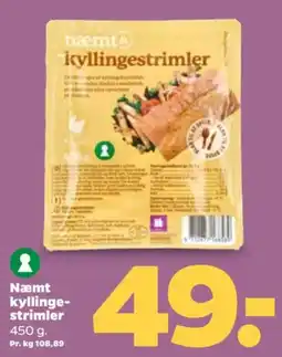 Netto Næmt kyllingestrimler tilbud