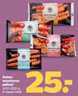 Netto Pølse-mesteren pølser tilbud