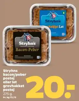 Netto Stryhn's bacon/peber postej tilbud