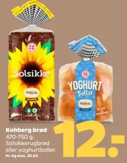 Netto Kohberg solsikke eller yoghurtboller tilbud