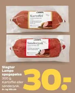 Netto Lampe spegepølse tilbud