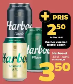 Netto Harboe øl tilbud