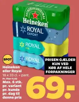 Netto Heineken Royal tilbud