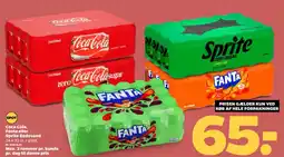 Netto Coca Cola, Fanta eller Sprite Sodavand tilbud
