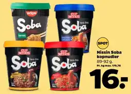 Netto Nissin Soba kopnudler tilbud