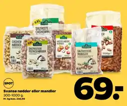 Netto Svansø nødder eller mandler tilbud