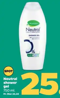 Netto Neutral shower gel tilbud