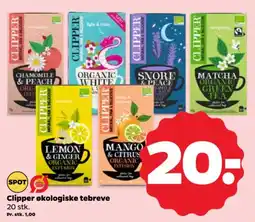 Netto Clipper økologiske tebreve tilbud