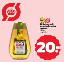 Netto ØGO økologisk blomsterhonning squeeze tilbud