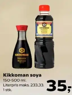 Kvickly Kikkoman soya tilbud