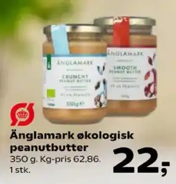 Kvickly Ånglamark økologisk peanutbutter tilbud