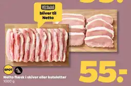 Netto Netto flæsk tilbud